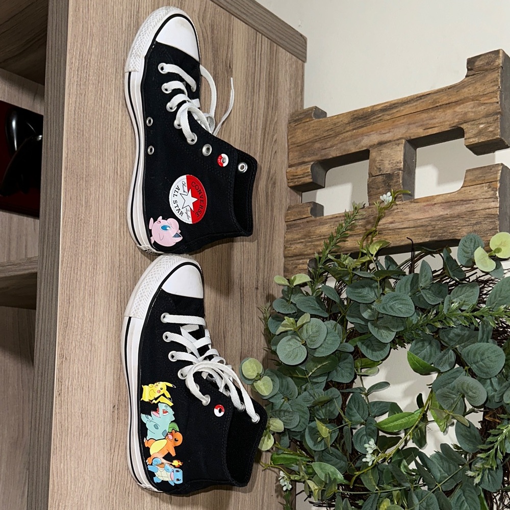 Pokemon Black High-Top Sneakers